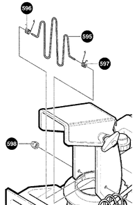 Chute Guard Diagram and Parts List for 620301X61NC 2004 Briggs and Stratton Snow Blower